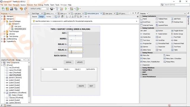 TURORIAL EKSEKUSI QUERY DATABASE (INSERT, DELETE, UPDATE) DENGAN JAVA MENGGUNAKAN JDBC NETBEANS смотреть онлайн