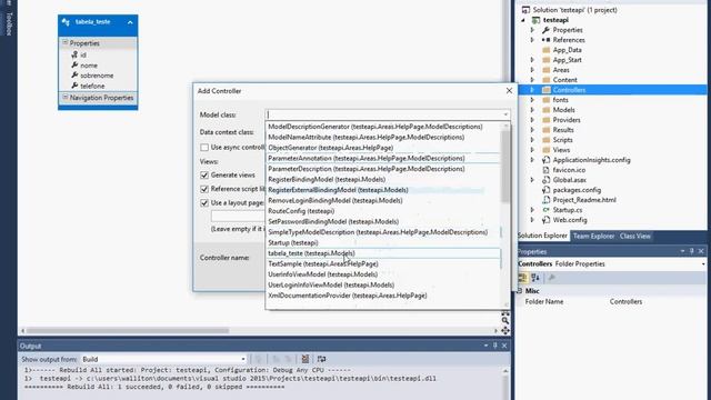 Inseri CRUD no visual studio API смотреть онлайн