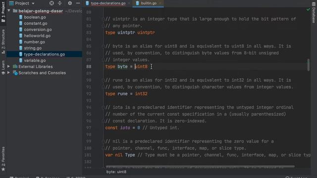 Belajar Go-Lang - 9 Type Declarations смотреть онлайн