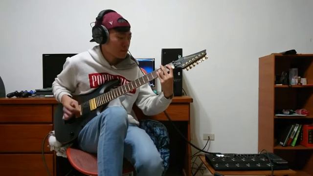 Mnemic - Mindsaver guitar cover смотреть онлайн