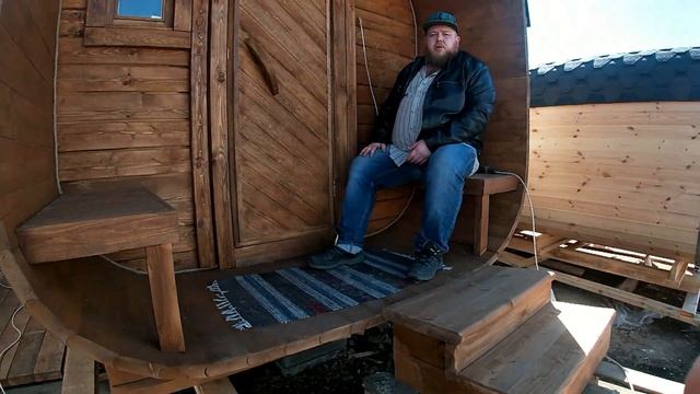 Обзор Бани бочки Квадро 6м от Костромского Бондаря смотреть онлайн