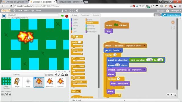 Bomberman - Invent with Scratch 2 0 Screencast смотреть онлайн