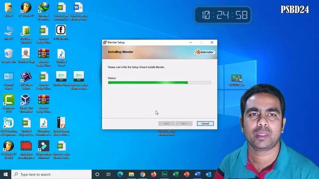 How To Run Blender Without Graphic Card | Opengl 3.3 Error | Blender 3D Modelling Software [psbd24]