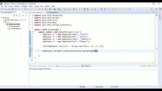 Java 8 Streams | Group By List of Employees By City | Accenture Mock L1 Coding Interview смотреть онлайн