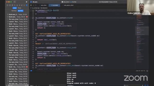 Асинхронное программирование с помощью boost.asio // Демо-занятие курс «C++ Developer. Professional смотреть онлайн
