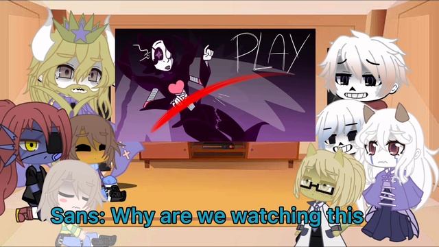 Undertale React to Game Over | Undertale | Gacha Club смотреть онлайн