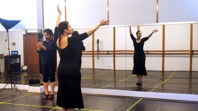 Braceo technique for beginner flamenco dancers смотреть онлайн
