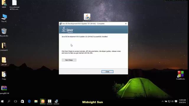 How To Download and Install Java JDK in Windows 10(32/64 bit)-2016 смотреть онлайн