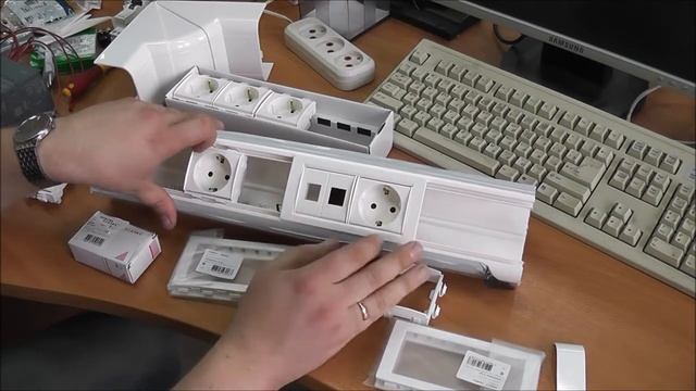 Монтаж электроустановочных изделий в кабель канал смотреть онлайн