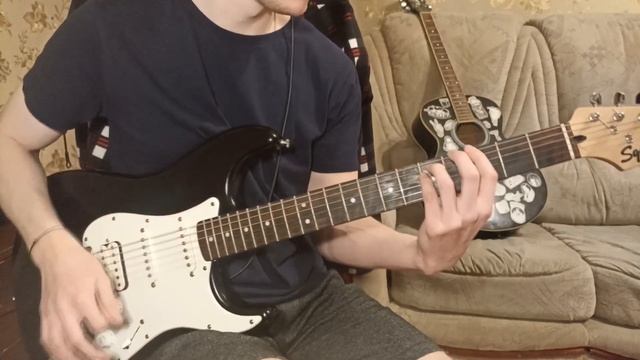 Тринадцать карат - во снах (electric guitar cover) смотреть онлайн