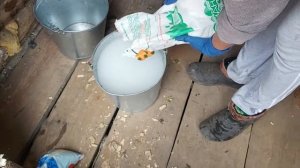 Как приготовить раствор для побелки бани?)