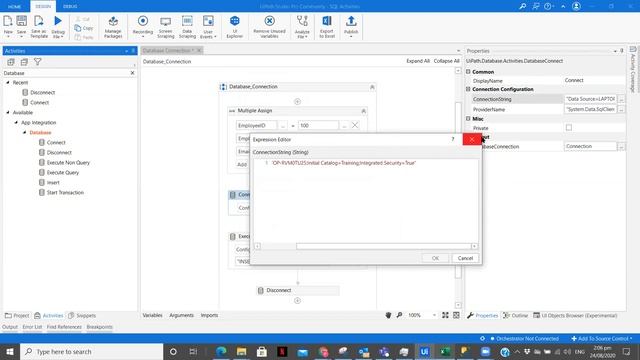 Connecting & Inserting Data Into SQL Database Using UiPath смотреть онлайн