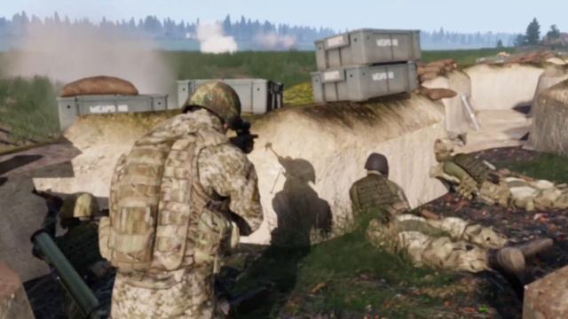 Foreign Fighters Fighting In The Frontline Against Russian Onslaught - Arma III Cinematic Gameplay