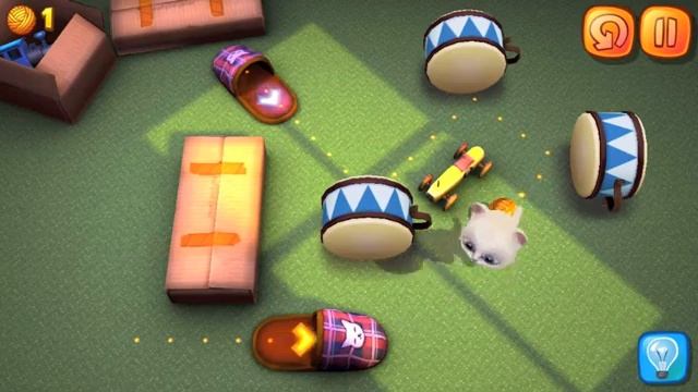 Wake the Cat Playroom Level 3-6 3 stars Walkthrough смотреть онлайн