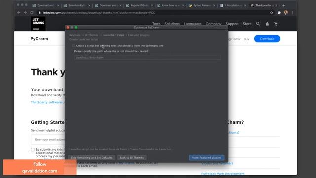 Setup Python & PyCharm IDE | run 1st selenium test with Python смотреть онлайн