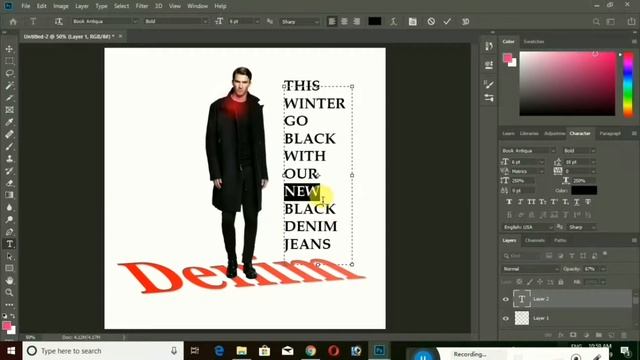 Banner Design In Photoshop In Nepali | Photoshop Banner Design in CC смотреть онлайн