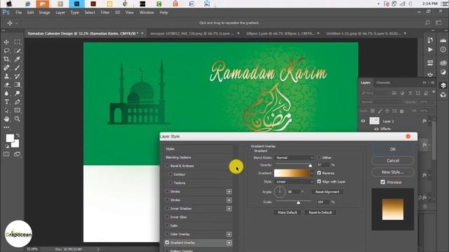 How to Make Ramadan Calendar -Photoshop Tutorial смотреть онлайн