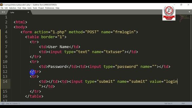 PHP for beginners #Part 22 |Create Login FormUsing GET and POST Method смотреть онлайн