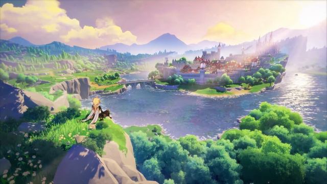 Bustling Afternoon in Mondstadt, Genshin Impact Soundtrack | Game OST смотреть онлайн