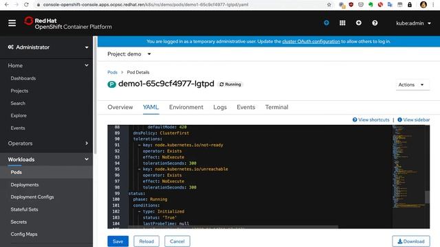openshift 4.3 non persistent storage смотреть онлайн