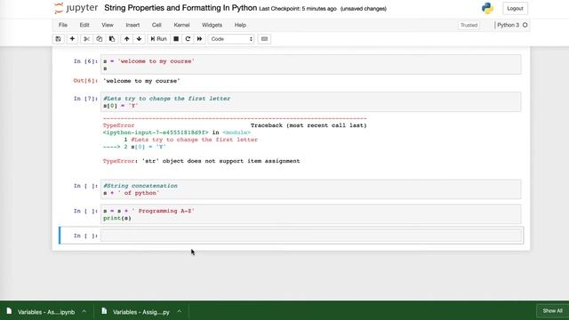 String Properties in Python | Python Programming Master Class | Nasrullah Mahar смотреть онлайн