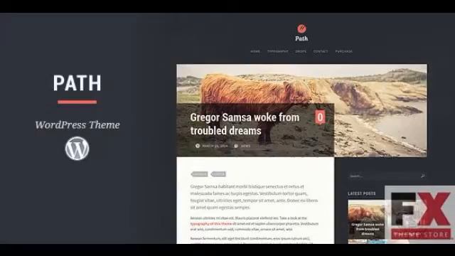 Preview Path WordPress Theme TForest WordPress смотреть онлайн