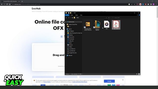How To Convert PDF to OFX [Very EASY!] смотреть онлайн
