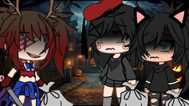 у кого празднуется хеллоуин... С ПРОШЕДШИМ ХЕЛЛУИНОМ! Gacha life! 🐾🖤 смотреть онлайн