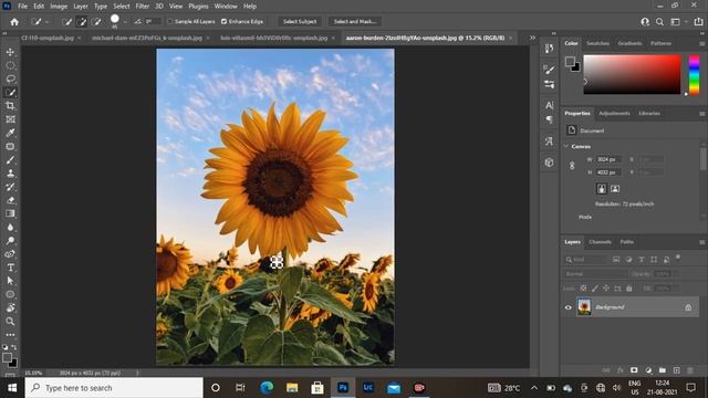How to create colour splash effect in photoshop - తెలుగు #ARtelugu #colorsplasheffecttelugu смотреть онлайн
