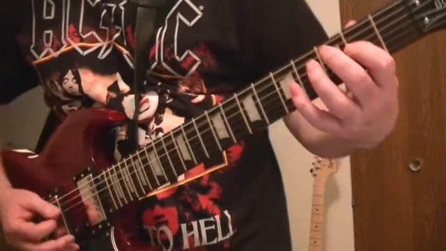 AC/DC "Whole Lotta Rosie." Rhythm guitar cover. смотреть онлайн