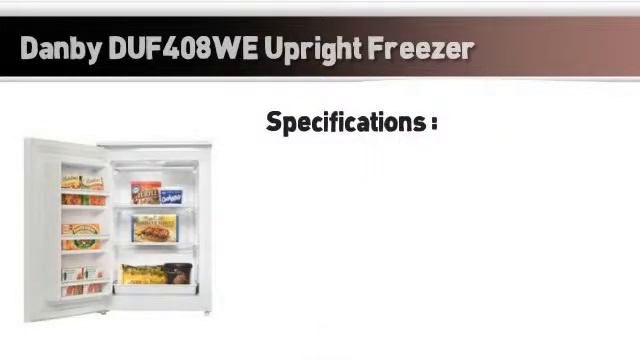Danby DUF408WE 4.2 cu.ft. Upright Freezer смотреть онлайн