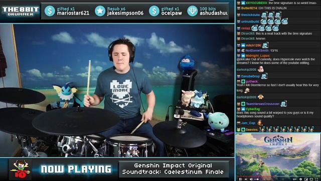 The8BitDrummer plays "Caelestinum Finale Termini (Stormterror / Dvalin's Theme)" — Genshin Impact смотреть онлайн