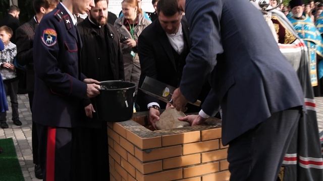 Закладка первого камня в основание часовни на пл. Троицкой смотреть онлайн