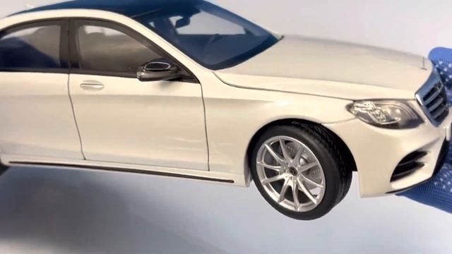 MERCEDES-BENZ CLASE S AMG-LINE 2018 BLANCO METALIZADO 1:18 NOREV смотреть онлайн