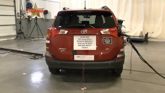 2015 Toyota RAV4 Crash Test (Side Crash) смотреть онлайн