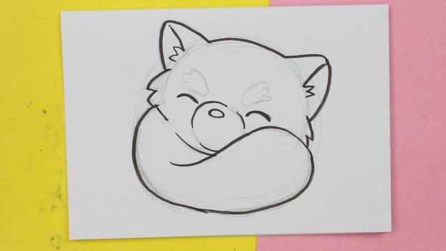 HOW TO DRAW A CUTE RED PANDA KAWAII смотреть онлайн