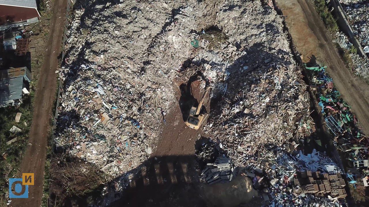 Новая мусорная свалка обнаружена в промзоне Одинцово, ул. Зелёная смотреть онлайн