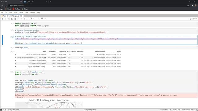 How to Read and Write Geospatial data with Geopandas and PostGIS смотреть онлайн