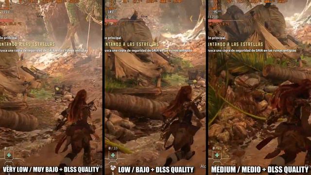 Horizon Forbidden West Graphics Comparison RTX 4060 Laptop All Settings смотреть онлайн