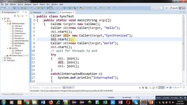 52 Java | How to apply synchronisation using synchronized keyword in multi threading in java смотреть онлайн