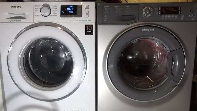 Spin race No.15 : Samsung Ecobubble vs Hotpoint Ultima смотреть онлайн