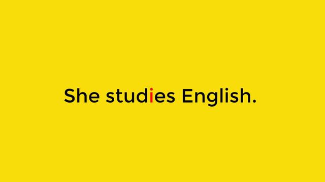 Grammar Lesson: Present Simple Tense Verb Endings смотреть онлайн