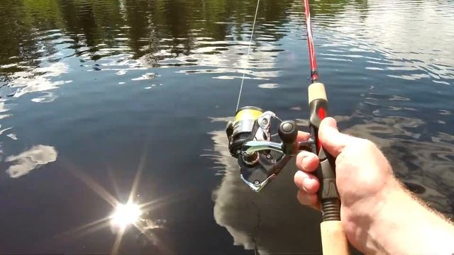Рыбалка на спиннинг SHIMANO CATANA EX 165UL. Лодка АКВА-ОПТИМА 190 смотреть онлайн