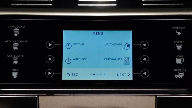 How to set the auto off on your De'Longhi PrimaDonna Elite ECAM 650.55 coffee machine смотреть онлайн