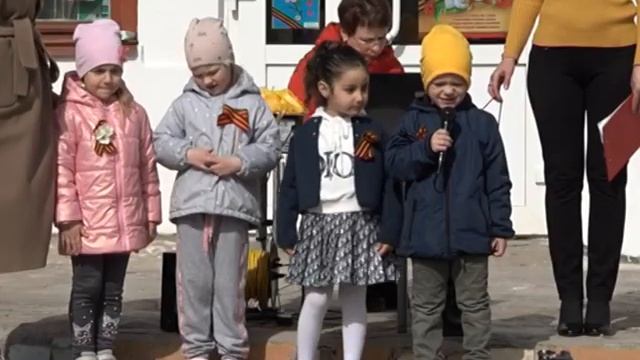 «Мы помним, мы гордимся» акция посвященная дню победы прошла в Детском саду №31