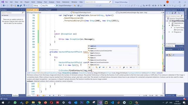 EmguCV # 71 Shape Matching in EmguCV - Part-I смотреть онлайн