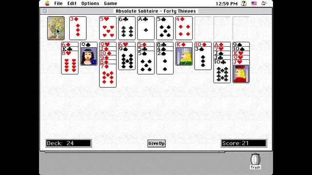Apple Macintosh Longplay - Absolute Solitaire - Forty Thieves смотреть онлайн