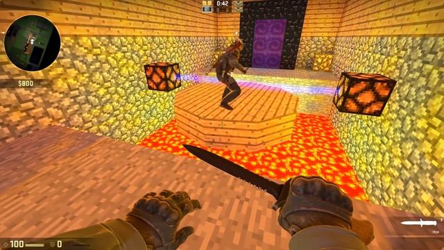ДОПРЫГАЛСЯ - МАЙНКРАФТ ПАРК СМЕРТИ В КС ГО (Обзор карт Minecraft CS GO) #1 смотреть онлайн