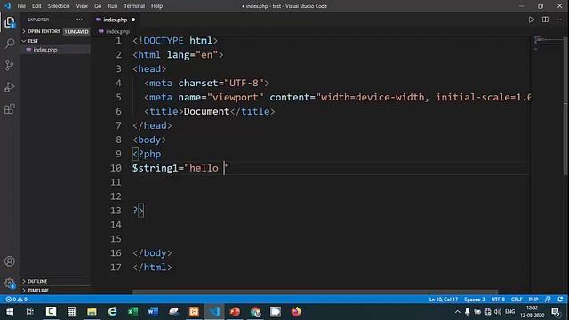 PHP TUTORIAL #3| DATA TYPES IN PHP (HINDI) | STRING FUNCTIONS смотреть онлайн