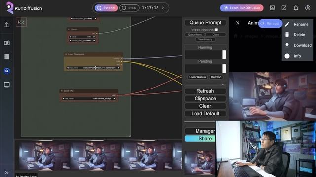 How to Make AI VIDEOS (with AnimateDiff, Stable Diffusion, ComfyUI. Deepfakes, Runway) смотреть онлайн